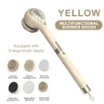 thumbnail image 2 of Electric Body Brush Back Scrubber for Shower, Waterproof Long Handle Body Scrubber with 6 Heads, Bath Brush for Cleansing, Exfoliating and Massaging Skin, 2 of 4