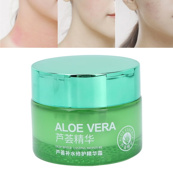 Aloe Vera Moisturizing Cream Refreshing Aloe Serum Cream Hydrating Facial Cream, Repair Scars, Soothing And Anti-inflammatory, Moisturizer For Face Body Hair, Care For Sunburn 50g
