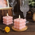 thumbnail image 4 of BalsaCircle 2 Flameless 2 in Warm White LED Light Bubble Cube Candles Centerpieces Party Events Decorations, 4 of 8
