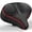 Red, variant on Oversized Bike Seat - Comfortable Bicycle Saddle, Middle Groove Design, 2.95" Thick Memory Foam, Universal Fit Indoor Outdoor, Exercise or Road Bikes