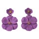 thumbnail image 2 of Pendientes colgantes Fernando de flores Violeta, 2 of 8