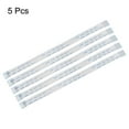 thumbnail image 2 of Unique Bargains Flexible Flat Cable 150mm 1mm Pitch 12 Pins FPC FFC Flexible Ribbon Cable 20 Pack, 2 of 4