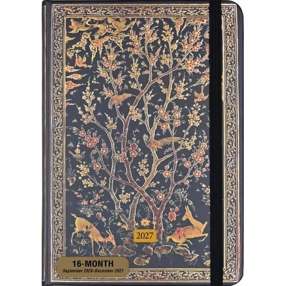 2027 Persian Grove Weekly Planner (16 Months, Sept 2026 to Dec 2027), (Paperback)