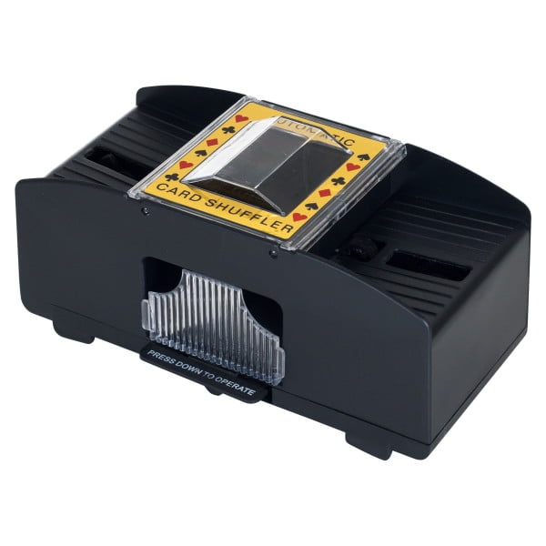 Trademark Poker Battery Operated Card Shuffler 2Deck Card Dispenser