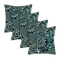 thumbnail image 1 of RSH Décor Indoor Outdoor Set of 4 Pillows 17" x 17", Eastman Capri Blue Paisley, 1 of 6