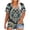 Navy, variant on Enjoytime Short Sleeve Shirts for Women Summer Striped V-Neck Blouses Fashion Casual Plus Size Tops