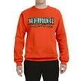 thumbnail image 2 of Wild Bobby Godfidence- Knowing I Can't But He Can Blue and Brown Cheetah Print Inspirational/Christian Unisex Crewneck Sweatshirt, Orange, Small, 2 of 6