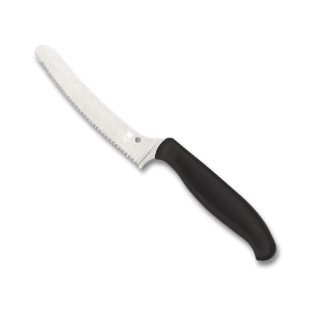 

Spyderco Kitchen Cutlery Black Polypropylene Z-Cut Bread Knife BD1N Stainless Knives
