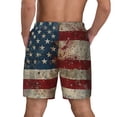 thumbnail image 2 of Lsque Mens Swim Trunks American Flag1 Pattern - Bathing Suit Compression Liner - Beach Swim Shorts Swimwear - (S-3XL) - Stretch Quick Dry -X-Large, 2 of 9