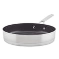 thumbnail image 1 of Sarten/plancha KitchenAid con base de 3 capas de acero inoxidable, 26 cm, 1 of 9