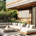 thumbnail image 5 of SYLVOX TV Cover for 50-55 inch TVs, Weatherproof Protector with Remote Pocket, Fits LED, LCD, QLED TVs,Beige, 5 of 8