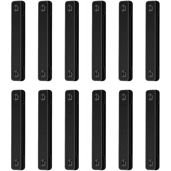 Window Screen Clip,Self-Adhesive Window Strips,Mosquito Net Clips Adhesive Window Strips,Screen Patch Screen Buckle for Home and Office,Free Installation,No Punching,Black