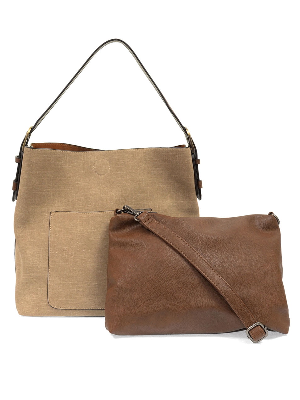 Joy Susan Joy Susan Women's Linen Hobo Handbag With Coffee Handle