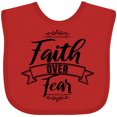 thumbnail image 3 of Inktastic Cancer Awareness Faith over Fear Boys or Girls Baby Bib, 3 of 4