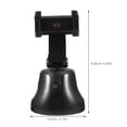 thumbnail image 2 of FUEENIRVA Smart Phone Holder Black Plastic Face Recognition for Steady Following Shot Support, 2 of 8