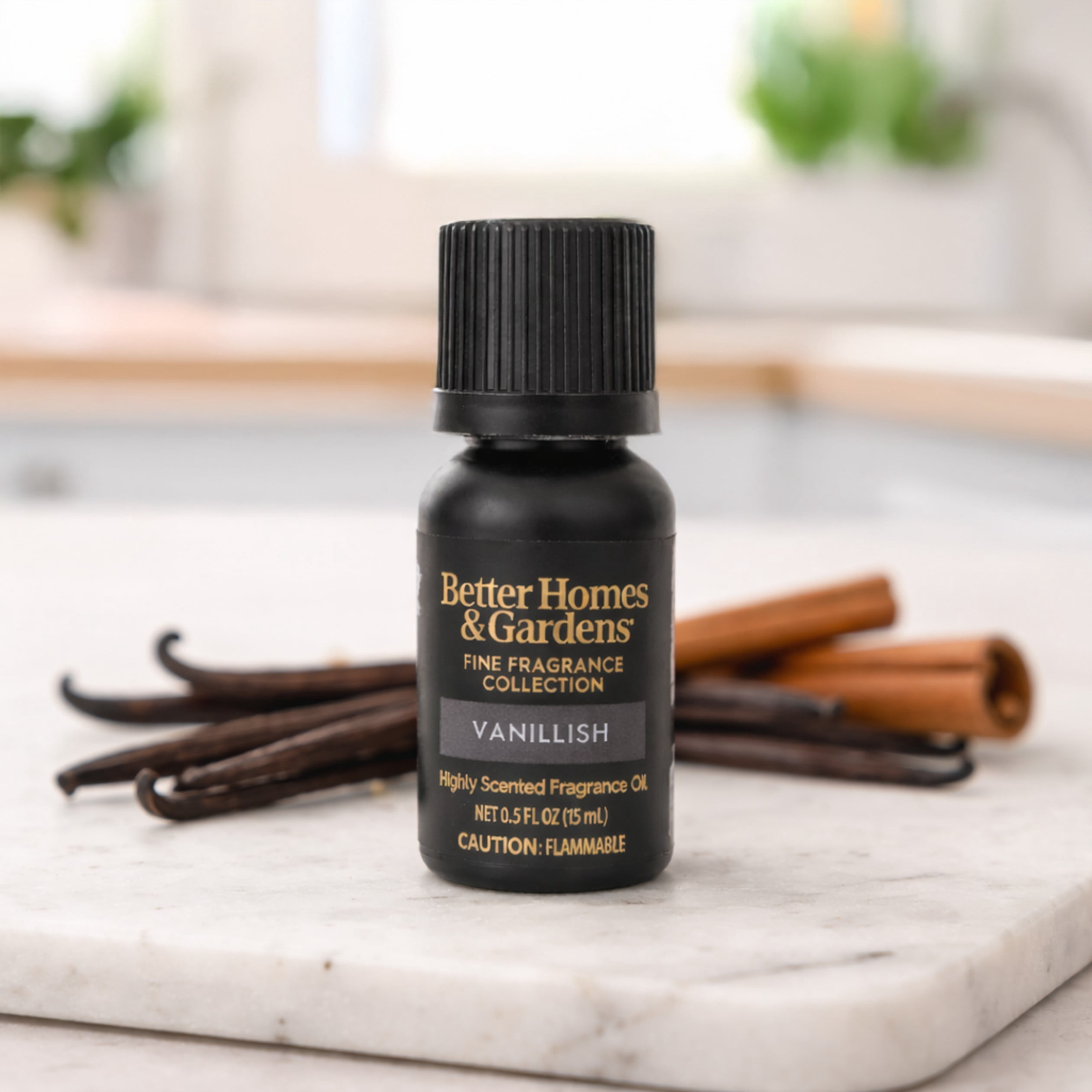 Better Homes & Gardens Fine Fragrance Highly Scented Fragrance Oil, Vanillish, 15mL