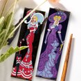 thumbnail image 2 of Marcapáginas de cuero con pintura de diamante DIY 2 uds. marcas de libro de taladro en forma especial para mujer Hugtrwg Para estrenar, 2 of 7
