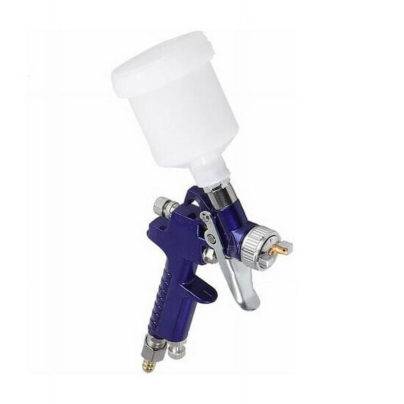 Mini Stainless Steel Air HVLP Paint Spray Gun Gravity Feed 125ml