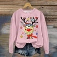 thumbnail image 6 of Womens Casual Long Sleeve Graphic Tee Shirts Crew Neck Sweatshirts Pullover Tops For Women, 6 of 7