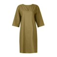 thumbnail image 3 of Fashion A-Line Dress for Women CIENVNSTG Flowy Summer Dress Perfect for Casual Outings or Parties, 3 of 5