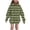 Green, variant on xaoyunyn Girl's Long Hoodies Fall Winter Oversized Stripe Print Sweatshirt Casual Loose Pullover with Pockets 3-14 Years