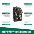 thumbnail image 4 of Mofun Tour Pack Pak Tapa Organizador Alforjas Tour Bolsa de Almacenamiento de Equipaje Compatible con Harley Touring FLT FLH 1999-2013, 4 of 5