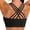 04-Black, variant on MINTREUS Sports Bras for Women,Padded Strappy Sports Bras Criss-Cross Back Yoga Cami Medium Support Sports Bras with Removable Cups