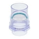 thumbnail image 1 of BRIGHTFUFU Válvula de retención transparente de PVC para tuberías de agua, válvula de retención para prevención de reflujo, válvula unidireccional transparente para fregadero de cocina, 1 of 7