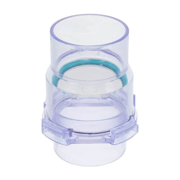 ColoMX Válvula de retención de plomería de PVC, válvula unidireccional transparente para tubería de agua, válvula de retención para prevención de reflujo en cocina y baño