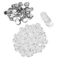 thumbnail image 4 of Blank Button Badge Parts Set, Rustproof 100 Sets Pin Back Button Parts Round Shape  For Clothes 25mm/1.0in,32mm/1.3in,37mm/1.5in, 4 of 8