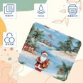 thumbnail image 3 of Alfombrilla de ratón con diseño de Papá Noel en la playa, cómoda y suave, antideslizante, ideal para aliviar el dolor, ideal para ordenador, portátil, oficina y hogar, 21 x 25 cm., 3 of 7