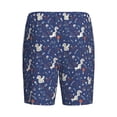 thumbnail image 2 of Lsque Squirrel Flower Mens Sleep Pajama Shorts,Short Pajama Pants, Cotton Ultra-Soft Knit-3X-Large, 2 of 9