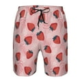 thumbnail image 3 of Goofa Strawberries Printed Mens Swim Trunks Summer Quick Dry Short Beach Swimwear Bathing Suits-XX-Large, 3 of 9