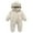 Beige, variant on Herrnalise Newborn Baby Fleece Footie Snowsuit Winter Bunting Onesie Cartoon Warm Hooded Romper Jumpsuit Outfits For Girls Boys