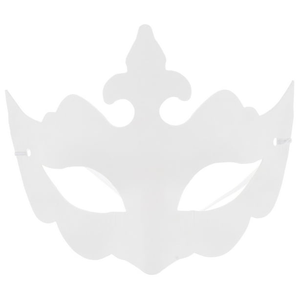 Masilla en blanco de 6 piezas en blanco DIY MASCA PINTADA A MASK MASK MASK PINTABLE MASK MASK
