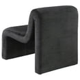 thumbnail image 4 of Coaster Drayton Upholstered Curved Armless Accent Chair, Black, 4 of 10