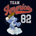thumbnail image 2 of Girl's Care Bears Grumpy Bear Team America 82 Graphic T-Shirt, 2 of 4