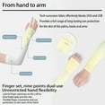 thumbnail image 4 of Manga de brazo con protección solar falsa para tatuajes, guantes elásticos suaves para ciclismo, TS-196, tamaño promedio, 4 of 5