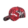 thumbnail image 3 of Gorra de béisbol para hombre, premium, de viaje, informal, para el sol, deportiva, de verano, suave, de algodón Rojo, 3 of 9