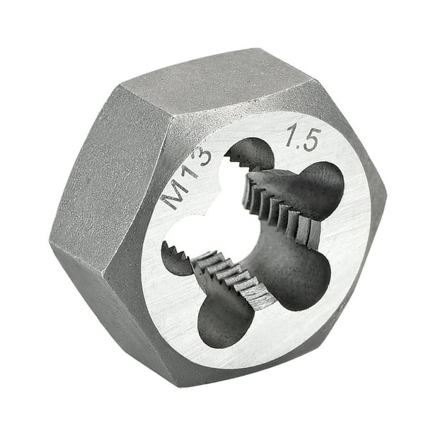 M13x1.5mm Hex Rethreading Die, Carbon Steel Metric Hexagon Taper Pipe