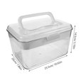 thumbnail image 2 of unbranded Caja Organizadora De Medicamentos Transparente Con Asa Para Almacenamiento Y Viajar Portátil, 2 of 8