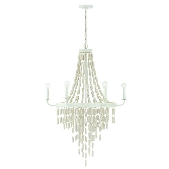 Capital Lighting - Carissa - 6 Light Chandelier In Bohemian Style-42 Inches Tall