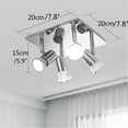thumbnail image 3 of SuoKom Modern Ceiling Lights Kitchen Adjus-Table 4 Way Spotlights Fitting Led Gu10 Bulbs, 3 of 9