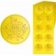 thumbnail image 1 of Sello adhesivo dorado con relieve de rosas y flores, 1,4 pulgadas, 150 unidades. Calcomanías autoadhesivas doradas para relieve., 1 of 9