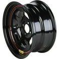 thumbnail image 3 of Bassett Racing Steel Rim 4 x 100 mm 4 Lug, Powder Coated Black, 3 of 6