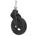 thumbnail image 1 of 6in Wheelchair Tire Universal PU Hub PVC Tire Steel Strong Bearing Wheelchair Front Castor Wheel, 1 of 4