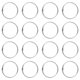 thumbnail image 3 of 24 anillas modernas para barra de baño (plateadas), 3 of 7
