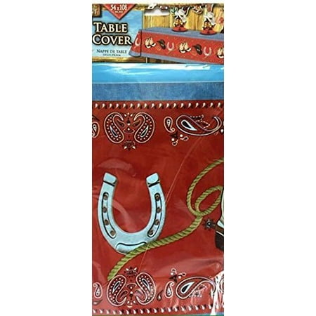 Western Cowboy Cowgirl Table Cover Party Supplies