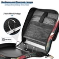 thumbnail image 4 of FORMRS Zipper Binder with Shoulder Strap 2-inch Ring 500 Sheet Capacity File Bag, Black Lucky Cat, 4 of 5