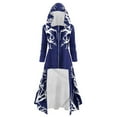 thumbnail image 2 of TIMIFIS Costumes de Renaissance pour Femmes Robe à Capuche Lacée Vintage Pull Long à Capuche Cape - Automne/hiver, 2 of 6